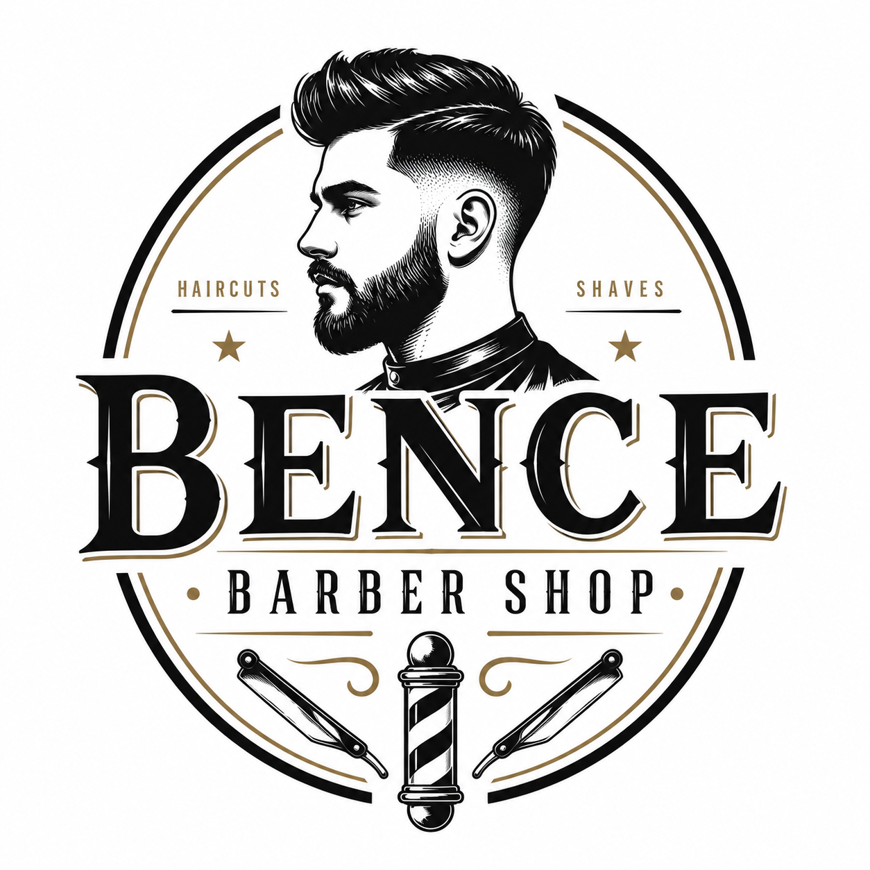 Bence Barber Shop logo